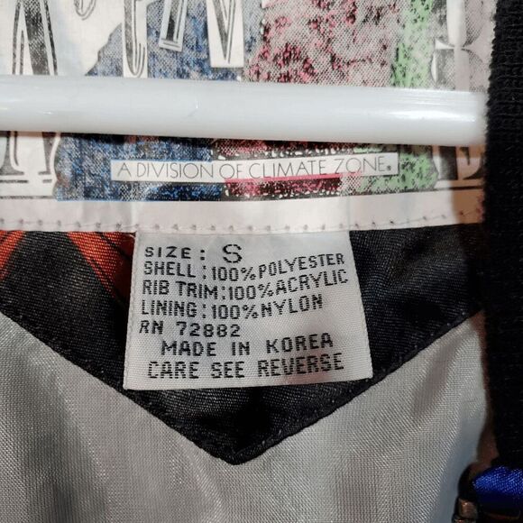 Active Code Jacket Women Small Black Hot Air Balloon Windbreaker Full Zipper Vtg - Picture 2 of 10